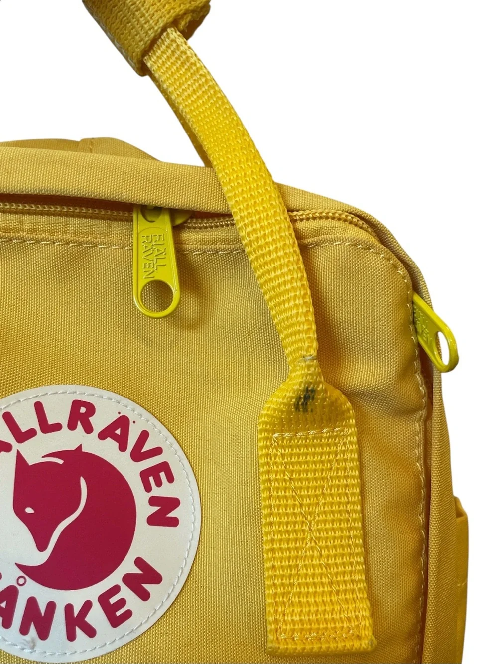Fjallraven Kanken Classic Yellow Mini Backpack